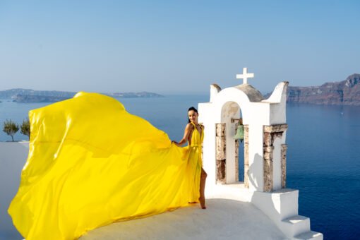 Santorini Flying Dress