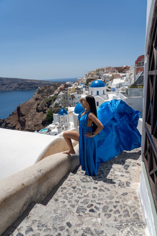 FLYING DRESS ROYAL BLUE - Image 5