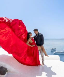 Alternative view of FLYING DRESS RED